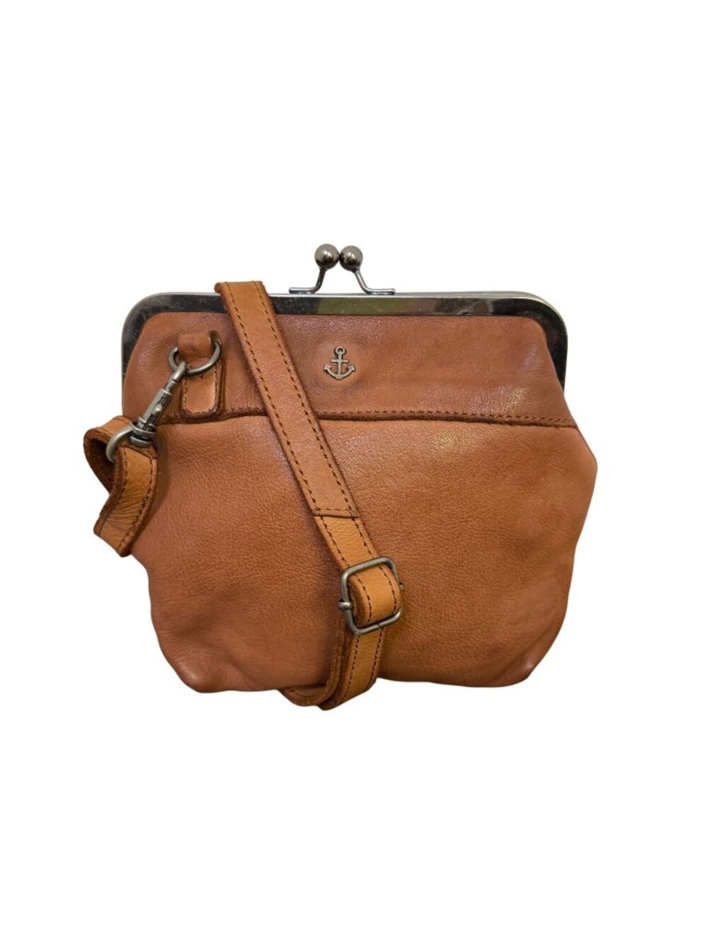 Harbour 2nd Leather Crossbody Bag Brown With Adjustable Strap